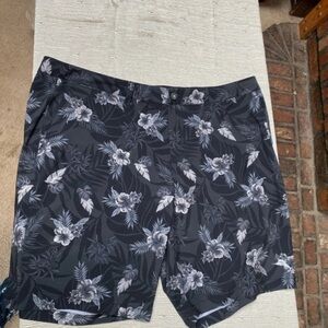Tommy Bahama Black Floral Swim Shorts